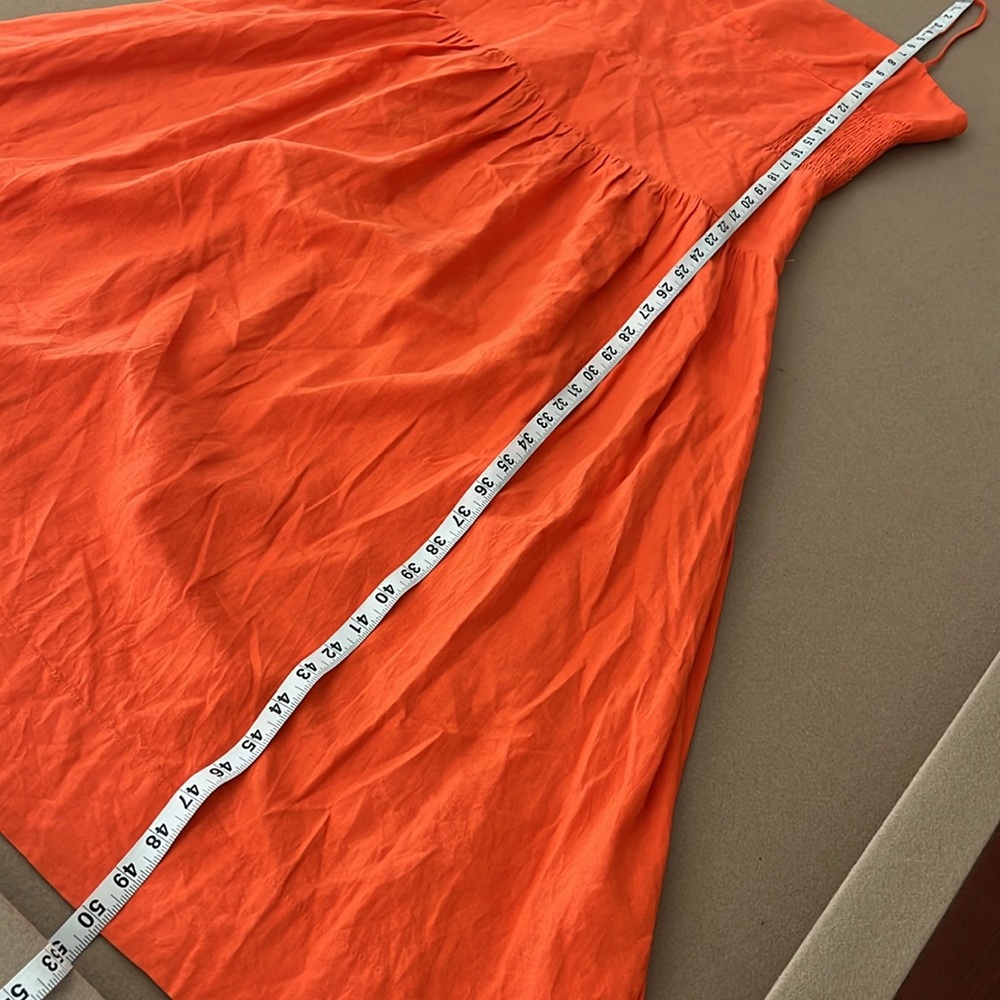 FARM Rio Orange Midi Sundress - Picture 12 of 13